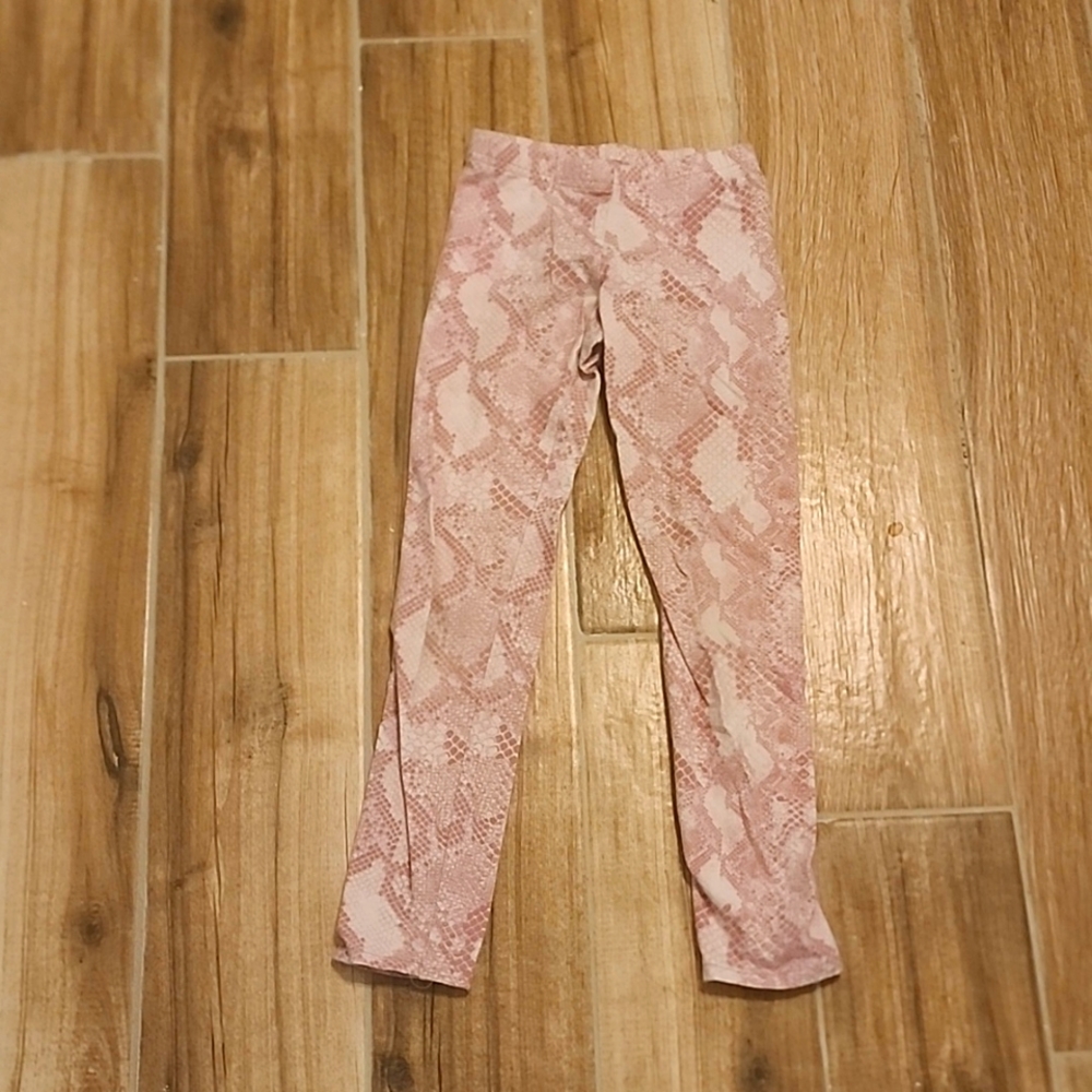 Pink girls leggings